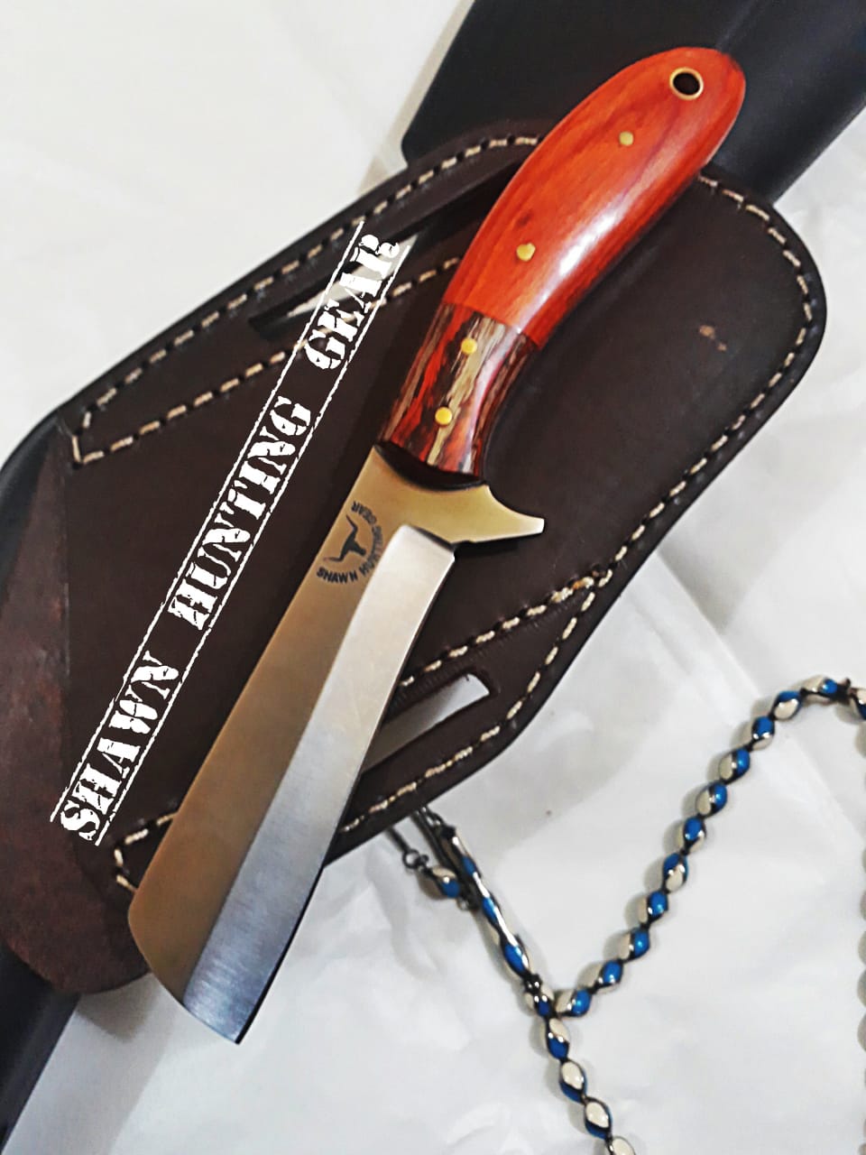 CutNgrow Handmade CowBoy bull cutter knife Shawn Hunting Gear